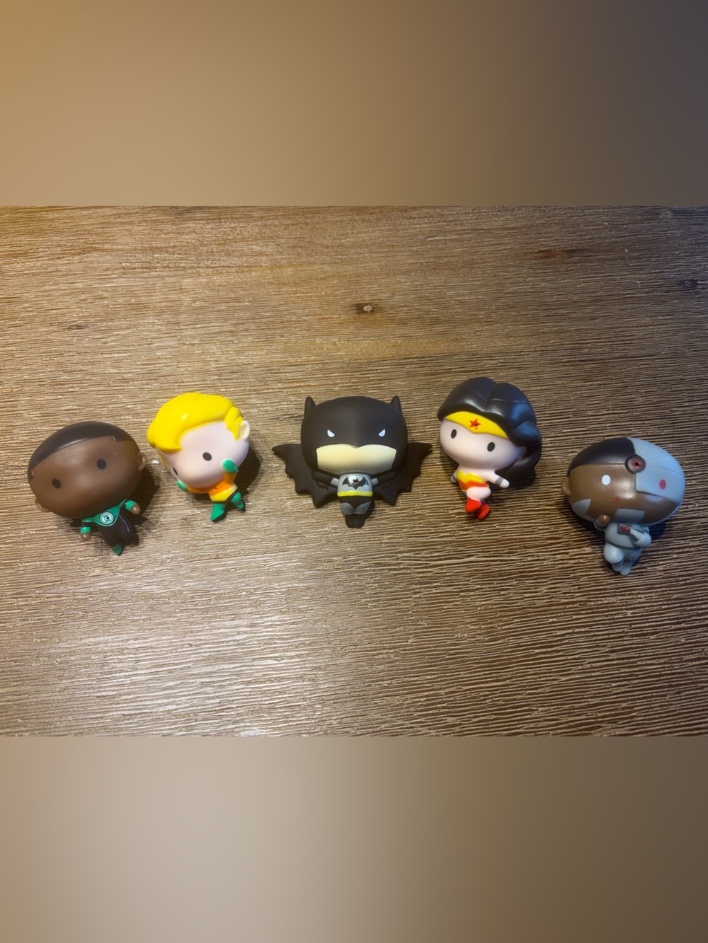 DC comics bath toys - set of 5